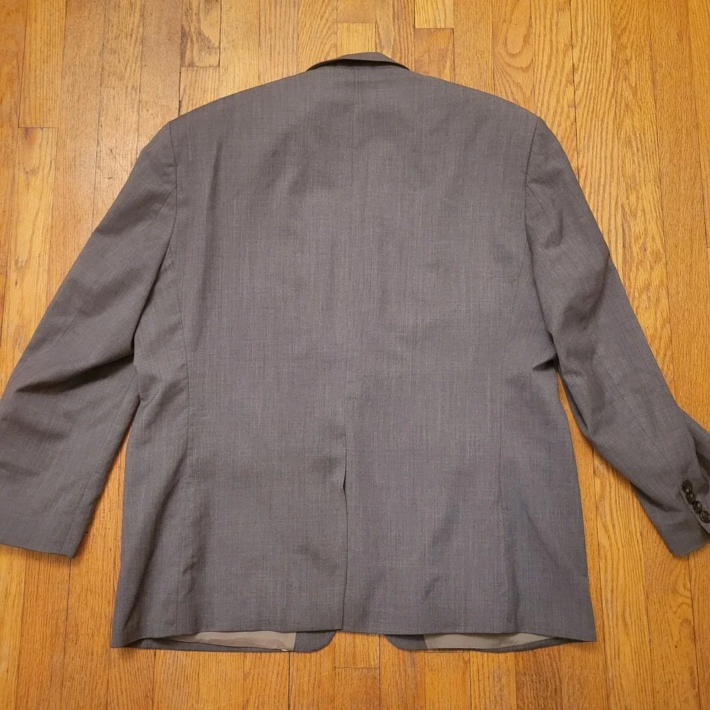 Ralph Lauren 44S Blazer Grey Wool 2 Button Sport Coat Canada Jacket Preppy Twee